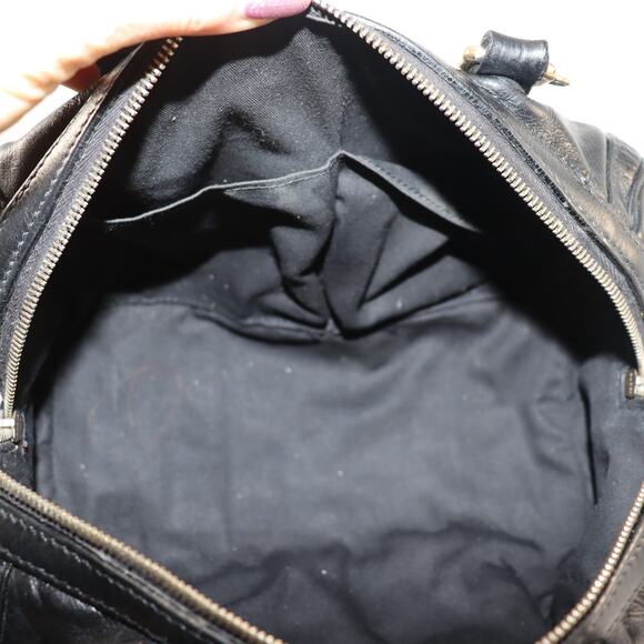 Vintage Gucci Black Leather Boston Bag – Style 268673 – Made in Italy - Picture 7 of 10